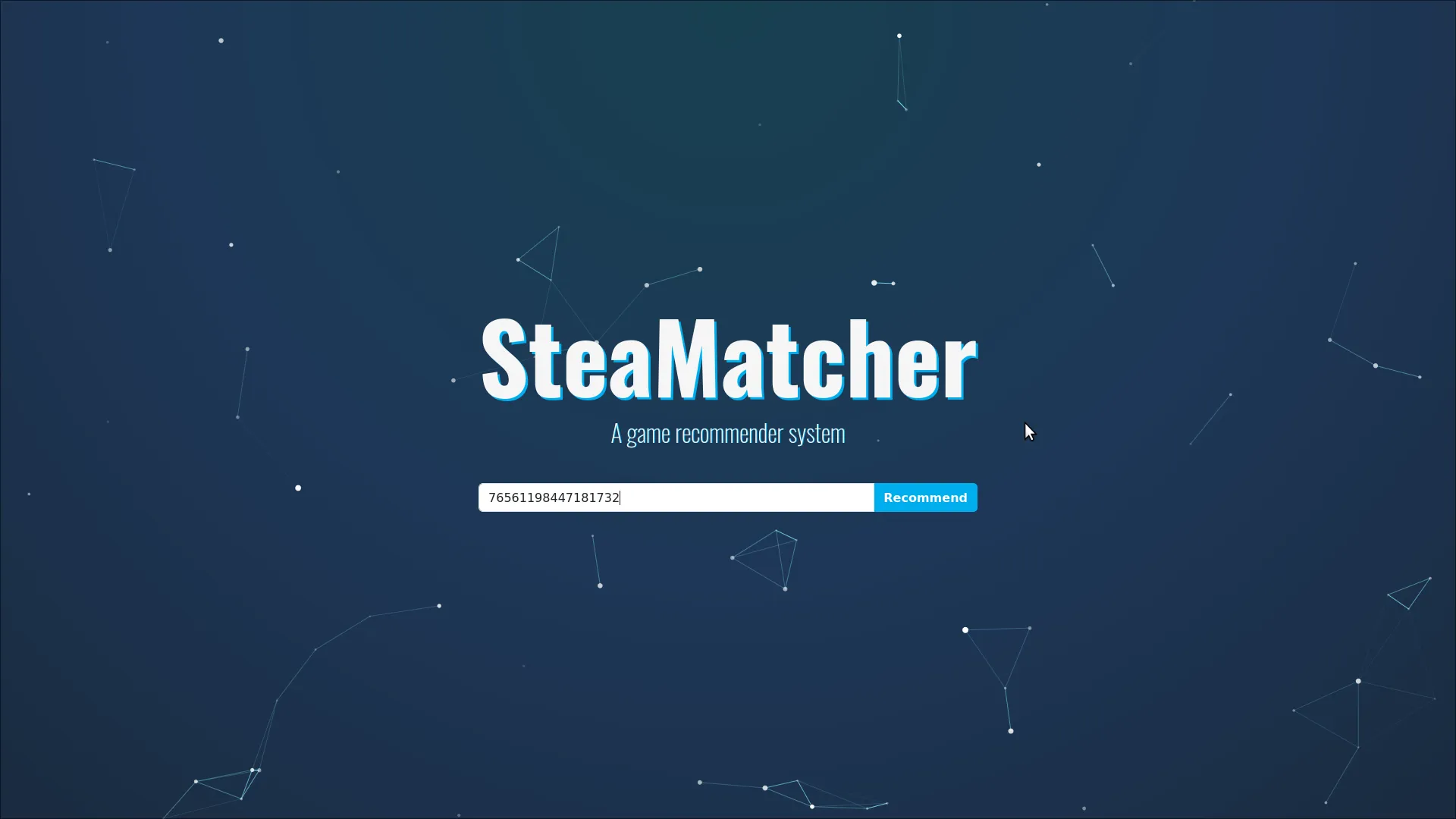 main menu